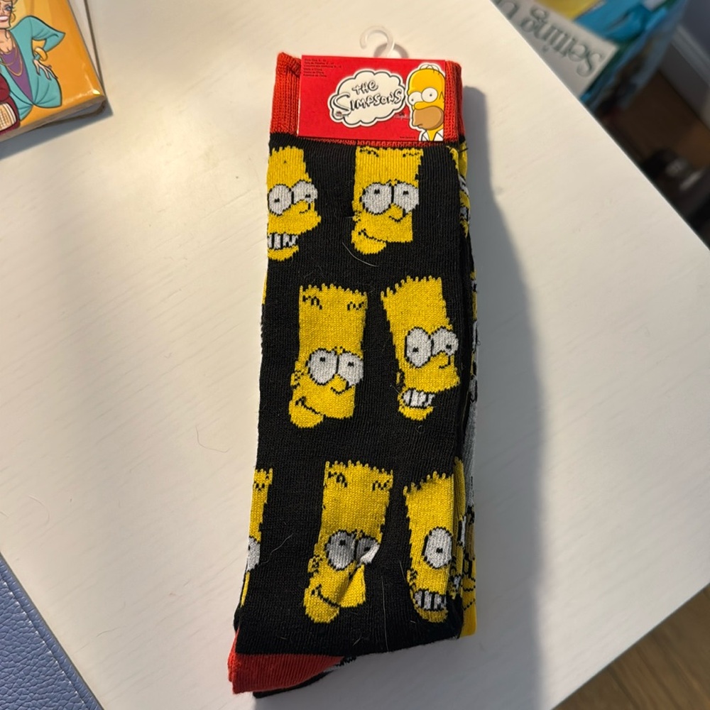 New the Simpson trouser socks Homer and Bart unisex
